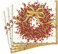 Caspari Pepperberry Paper Cocktail Napkins - Two Packs of 20