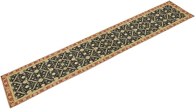 Vintage Morris Floral Table Runner, Boho Rustic Farmhouse Flower Pattern for Home Kitchen Table Decor Dining Coffee Room Party Decor 13x72in