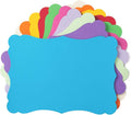 50 Pack Blank Kraft Cards Cardstock Thick Paper Brown Greeting Cards for DIY Gift Card Menus, Baby Shower and Wedding Invitations (Multicolored, 4x6IN)