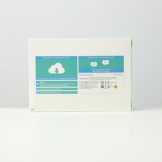 Freenove Ultimate Starter Kit for Raspberry Pi 5 4 B 3 B+ 400 Zero 2 W, 962-Page Detailed Tutorial, Python C Java Scratch Processing Code, 223 Items, 128 Projects (Raspberry Pi NOT Included)