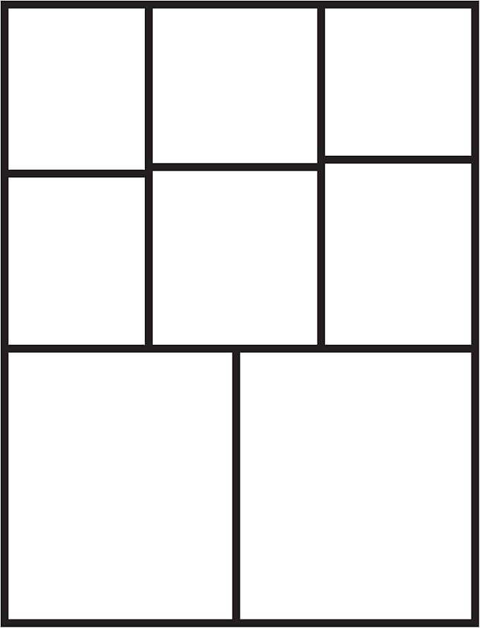 Blank Comic Book | Set of 2 | Create Your Own Comics and Cartoons with 5 Comic Templates | Blank Books for Kids | Creative Gift Idea | Road Trip Essentials