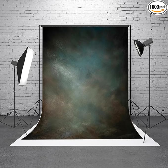 3x5ftAqua Backdrops Portrait Backdrops for Photography Mottled Photo Background