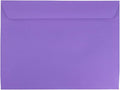 JAM PAPER 9 x 12 Booklet Colored Envelopes - Violet Purple Recycled - 50/Pack