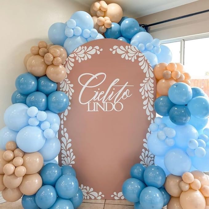 Mexico Theme Arch Stand Covers Fiesta Wedding Party Elastic Fabric Background Birthday Baptismx Baby Shower Decor Props (100x200cm(W40''H78''),G-3744)