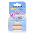 Beadalon ColourCraft Wire, 18 Gauge, Rose Gold Color Silver Plated, 10 yd Spool