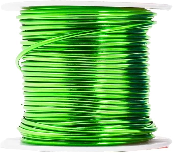 Mandala Crafts 14 Gauge Anodized Aluminum Craft Wire for Jewelry Making - 240 FT Colored Flexible Rainbow Combo Wire - Bendable for Bonsai Armature Crafting Sculpting
