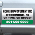 Car Magnet Signs Custom - 24"x12" (Set of 2), 30-mil Thickness with Rounded Corners (Green)