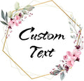 Custom Stickers for Weddings, Birthdays & Businesses - Personalized Labels with Your Logo - Waterproof, Fade and Heat Resistant - Pack of 100-1000 (Wreath K, 2 Inch)