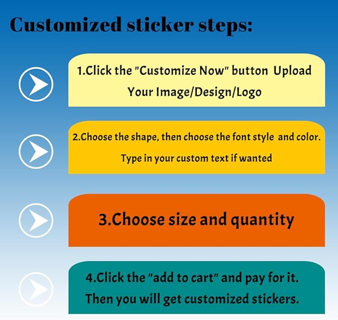 Custom Stickers 70-1000 Personalized Labels for Birthday Party Wedding, Customized Stickers for Business Logo(2-Oval)