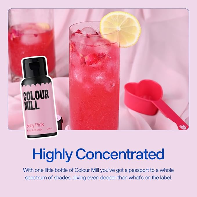 Colour Mill Aqua Blend Water-Based Food Coloring, 20 Milliliters Sea Mist
