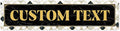 Custom Sign, Custom Street Sign, 11 Font Colors, 13 Font Styles, 4 Hole Options, 22 Sizes, 3x12 Inches, Rust Free DiBound, Fade Resistant, Made in USA by My Sign Center (Marble Tile)