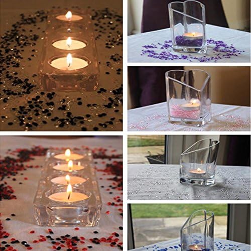 10000 pcs/Pack Wedding Table Scatter Confetti Crystals Acrylic Diamonds Vase Fillers 4.5 mm Rhinestones for Wedding, Bridal Shower, Vase Beads Decorations (Burgundy)