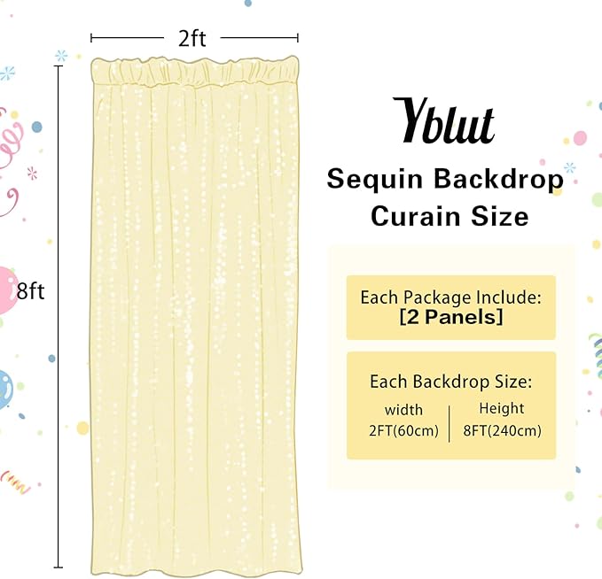 Matte Pink Sequin Backdrop Curtain 2 Pieces 2FTx8FT Glitter Photography Backdrop for Party Wedding Birthday Christmas Decorations