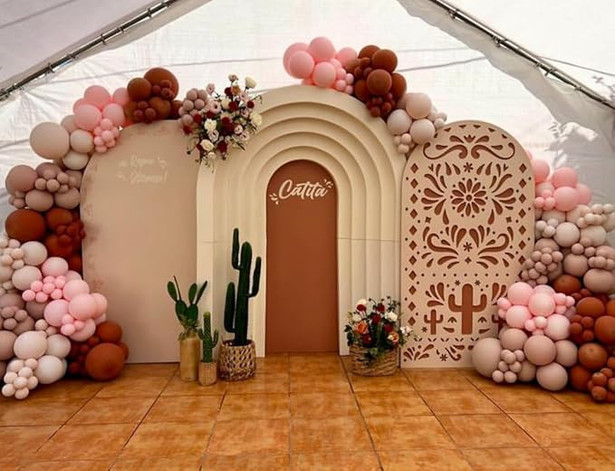 Mexico Theme Arch Stand Covers Fiesta Wedding Party Elastic Fabric Background Birthday Baptismx Baby Shower Decor Props (100x200cm(W40''H78''),G-3741)