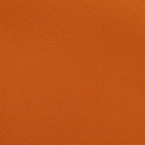 Ultimate Textile Pleat Polyester Fabric Table Skirt - Machine Washable Flame Resistant with Clips for Events, Weddings & Trade Shows, Cut & Sewn in Paterson, NJ - Orange, 21' Box Pleat
