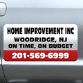 Car Magnet Signs Custom - 24"x12" (Set of 2), 30-mil Thickness with Rounded Corners (Red)
