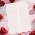 30 Pack Pre-Folded Vellum Jackets for 5.5x7.5 Invitations, Translucent Vellum Paper 5.5x7.5 Jackets, 100GSM Wedding Invitations Wraps, Envelope Liners for Birthdays, Baby Showers
