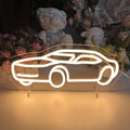 Sports Car Table Number Neon Sign Desk Lamp Night Light Wedding Letter LED Neon Sign Wedding Table Decorations Neon Light Shop Bedroom Home Room Decor Christmas Party Warm White USB 40×17.9CM
