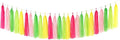 Hawaiian-Themed Pool Party-Decorations Tassel Garland - 25pcs Tropical Jungle Aloha Birthday Streamers,Pink Rose Yellow Green Summer Beach Baby Shower Tassels Banner Backdrop Decor Panduola