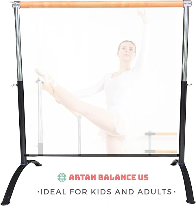 Marley Dance Floor- Ideal for Ballet, Jazz, Tap, and Party Dancing for All Ages- Non-Slip Dance Floor for Smooth Flooring - Ballet Floor for Home, Studio and Outdoor Dance Floor