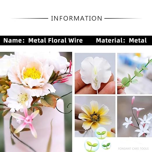 76Yards 26Gauge Black Metal Floral Wire Flexible Paddle Florist Garden Wire for Flower Arrangement,Crafts,Christmas Wreaths Tree,Garland.