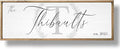Last Name Signs for Home, Personalized Wall Decor, Monogram Gifts, Framed Wooden Family Name Sign for Home Decor, Custom Wood Signs, Established Signs