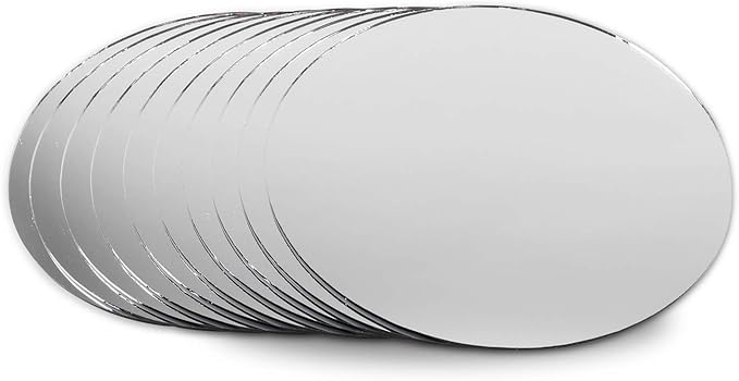 Super Z Outlet Round Mirror Wedding Table Centerpieces, 10 Pieces, 8" Inches