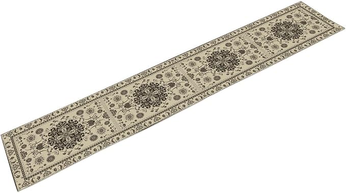 Boho Vintage Elegant Table Runner Farmhouse for Home Farmhouse Kitchen Table Dining Coffee Room Garden Party Wedding Decor 13x36in