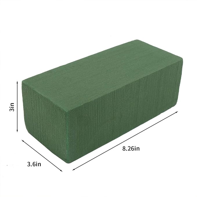 CCINEE Floral Foam Bricks,Florist Foam Green Blocks Supplies for Flower Arrangement DIY Craft,Pack of 5