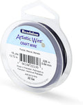 Artistic Wire, 22 Gauge Tarnish Resistant Colored Copper Craft Wire, Purple, 15 yd