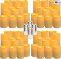48-Pack LED Flameless Candles with Remote Control - Perfect for Home, Parties, and Special Occasions - Create a Magical Ambiance Effortlessly(Three Sizes)