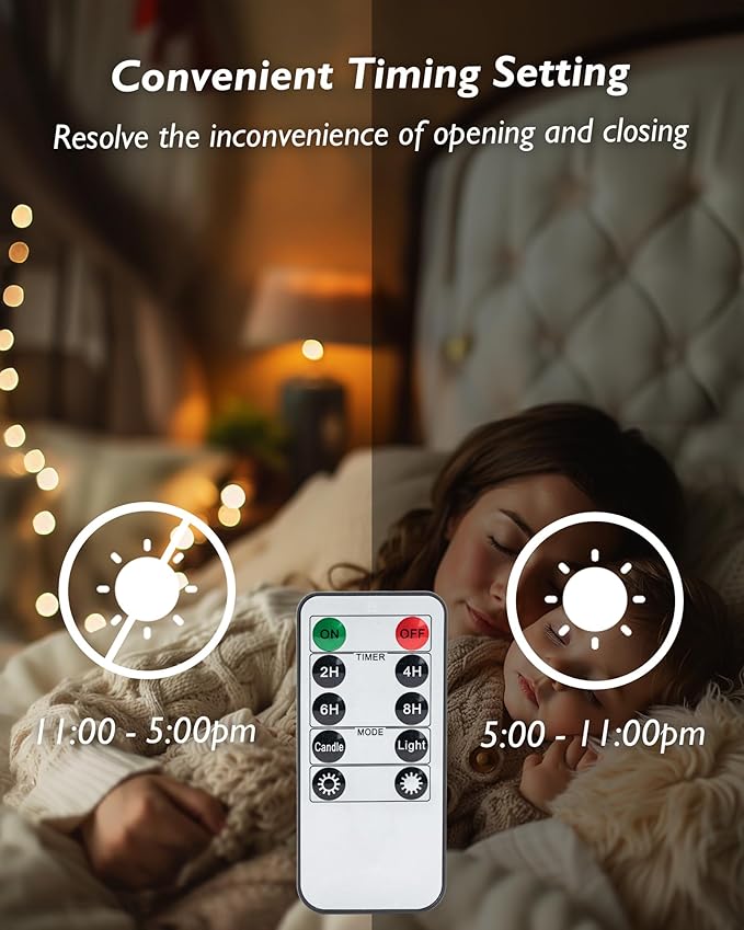 Remote Candles, 12PCS Flameless Tea Lights Candle Battery Operated with Timer, 400+Hours Remote Control LED Tea Lights Votive Candle for Holiday Table Centerpieces Decor