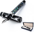 Conklin Duragraph Fountain Pen Abalone Nights - Extra Fine Nib, Precision Writing Instrument with Exquisite Abalone Finish