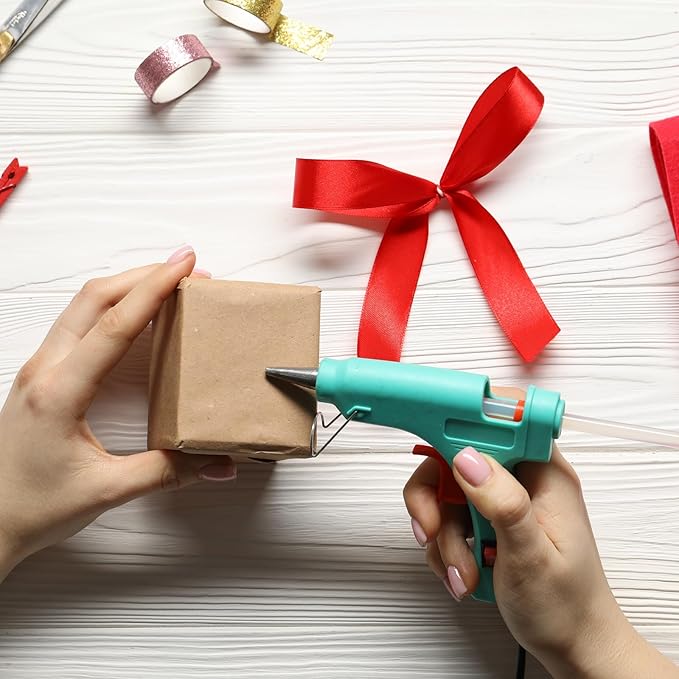 HARFINGTON 10pcs Hot Glue Sticks 0.28" Dia x 5.91" Long EVA Mini Hot Melt Adhesive Glue Stick for Hot Melt Gun Wood Plastic Glass Flowers Fabrics Foam, Multicolor