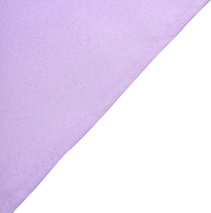 Efavormart Round Tablecloth, 108 Inch Stain & Wrinkle Resistant Washable Table Cloth, Decorative Polyester Fabric Table Cover for Banquet, Wedding, Dining- Lavender
