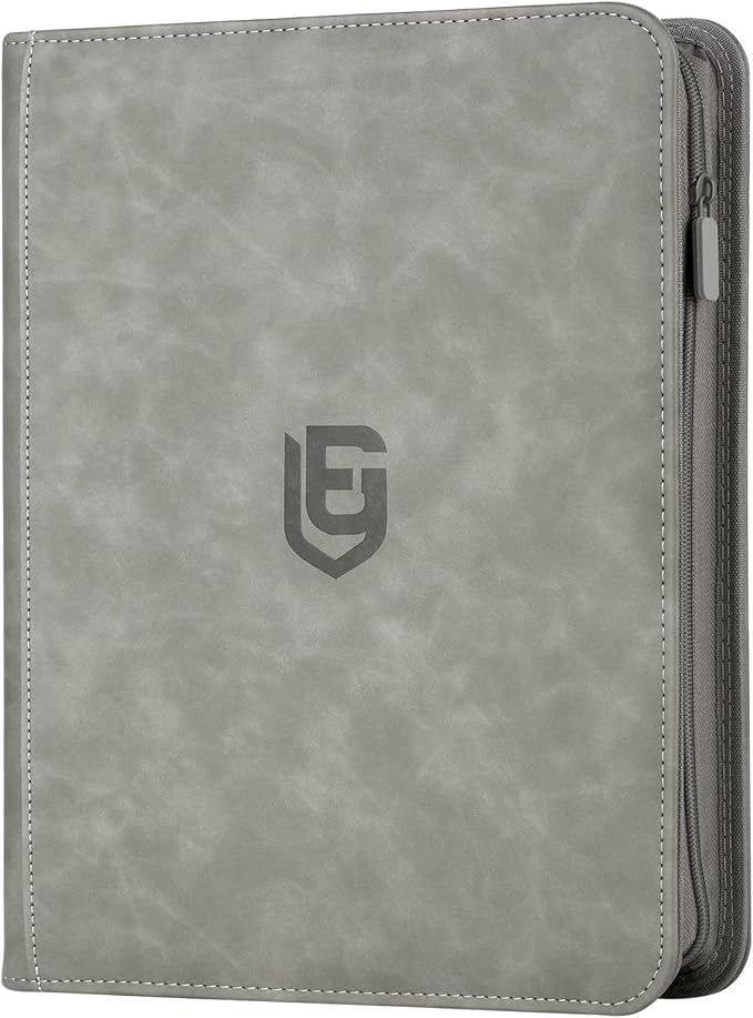 9 Pocket Card Binder,540 Pocket Trading Card Binders,Loading Pocket Collectible Card Album for MTG, TCG, Sport Card, Game Cards Grey