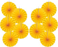 Morange Party Decorations,,Halloween Decor Events Accessories，Orange Birthday Decorations,Sunset Party Decorations,Party Fans 30 Color DIY Set (Morange)