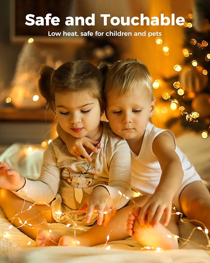 btfarm 3 Pack Fairy Lights Battery Operated, 7FT 20 LED Mini String Lights Waterproof Silver Wire for Mason Jars Centerpiece Table Crafts Bedroom Christmas Decoration, Warm White
