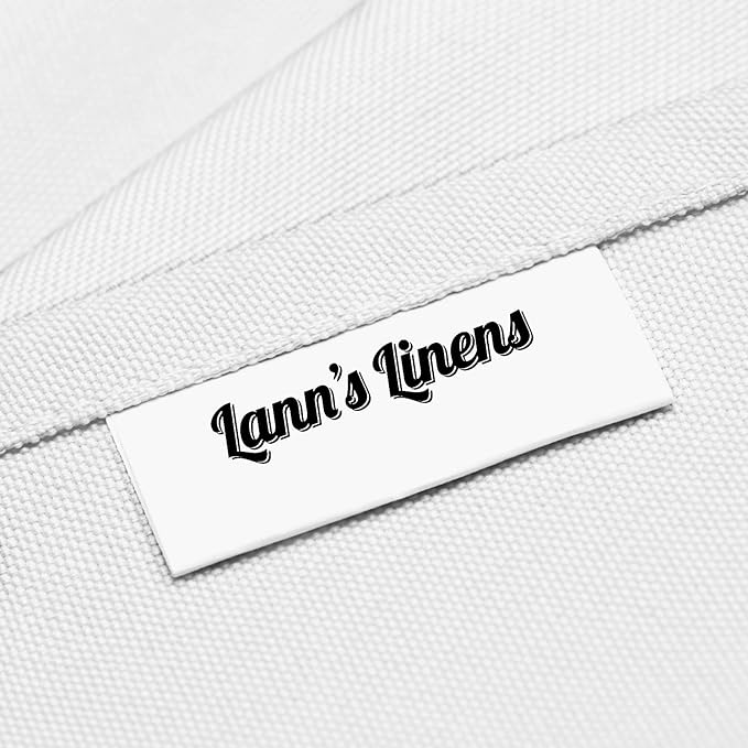 Lann's Linens - 10 Premium 90" x 132" Tablecloths for Wedding/Banquet/Restaurant - Rectangular Polyester Fabric Table Cloths - White