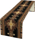 Aztec Table Runner Southwestern Native Vintage Geometric Pattern Table Runner Retro Country Table Dinner Decoration 13x108 Inch