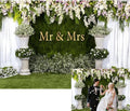 Wedding Arch Flower Backdrop - 10x8ft Mr & Mrs Engagement & Anniversary Photography & Bridal Shower Background