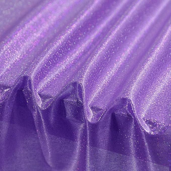 Fitable Sequin Tablecloth for Parties 60x120 Inch - Sparkle Glitter Table Cloth Laser Rectangle Overlay for Wedding Baby Shower Ceremony Birthday Holiday Banquet Decor, Purple