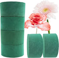 Prashent 6 Pcs Round Floral Foam Blocks,Green Wet Dry Flower Foam Plant Foam for Fresh & Artificial Flower Arrangements DIY Craft 3.2" X 1.6"