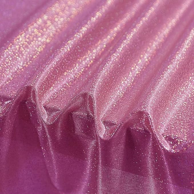 Fitable Sequin Tablecloth for Parties 60x120 Inch - Sparkle Glitter Table Cloth Laser Rectangle Overlay for Wedding Baby Shower Ceremony Birthday Holiday Banquet Decor, Fuchsia
