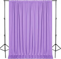 DWCN 10x7 FT Backdrop Curtains for Parties, Photography Backdrop Drapes with Rod Pockets for Wedding Decorations Stage Birthday Family Gatherings, 2 Panels 5ft x 7ft, Lavender