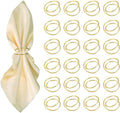 Gold Napkin Rings-24 PCS Metal Spiral Napkin Rings(Spiral) Napkin Holders Buckles for Family Dinner, Wedding, Party,Table Decorations