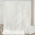 60×14ft Wrinkle Free Ivory Backdrop Curtain, Soft Silky Easy to Drape Cream Wedding Drapes for Backdrop, 12 Panels 5×14ft Photo Backdrop Curtains for Parties Birthday Photography Background Cloth