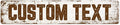 Custom Sign, Custom Street Sign, 11 Font Colors, 13 Font Styles, 4 Hole Options, 22 Sizes, 6x30 Inches, Rust Free DiBound, Fade Resistant, Made in USA by My Sign Center (Rustic)