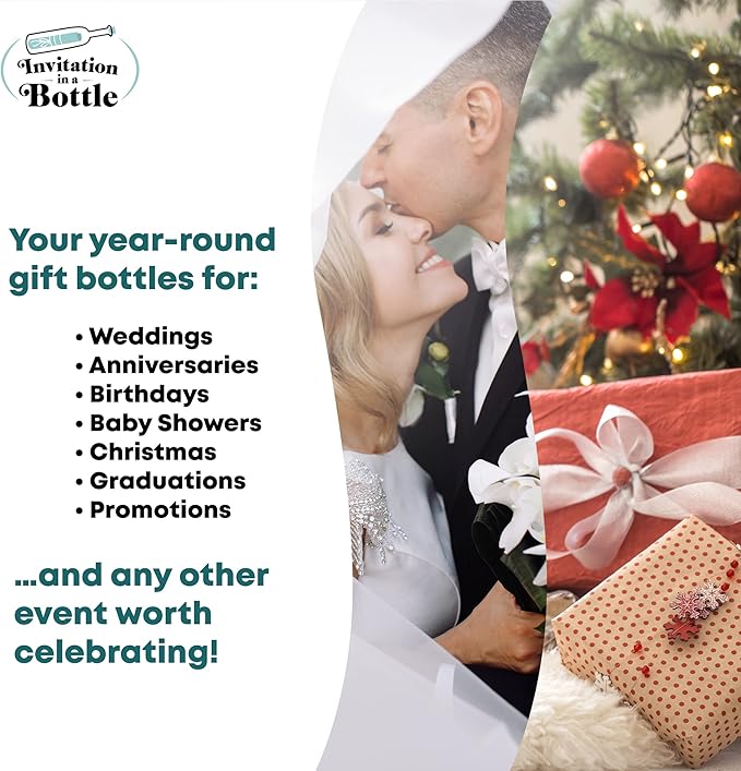 Plastic Bottles & Corks for Bottle Message Invitations, Announcements, DIY Craft, Party Favors & Sand Art - Clear Plastic (160 Bottles & Corks)