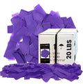 Ultimate Confetti, Purple Biodegradable Confetti - Rectangular Fluttering Tissue Paper Confetti for Cannon and Launcher use – Best for Gender Reveal, Parties, Concerts and Weddings - 20 lb, 320 oz